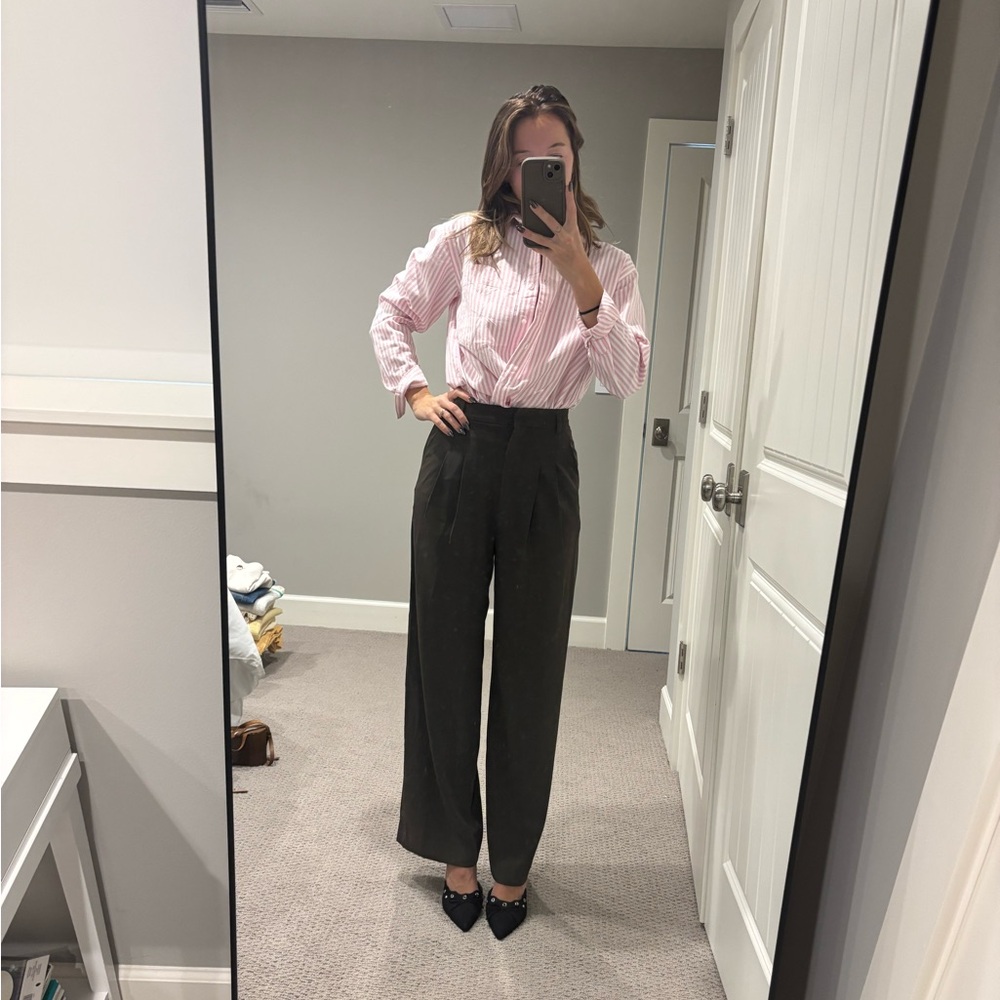 H&M Brown Trouser Pants